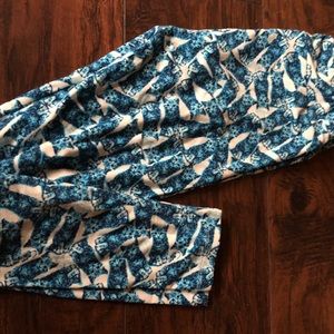 Lularoe Rare Blue Kitten OS Leggings